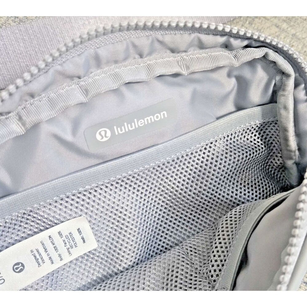 LULULEMON Gray Everywhere Belt Bag Crossbody Adjustable Strap